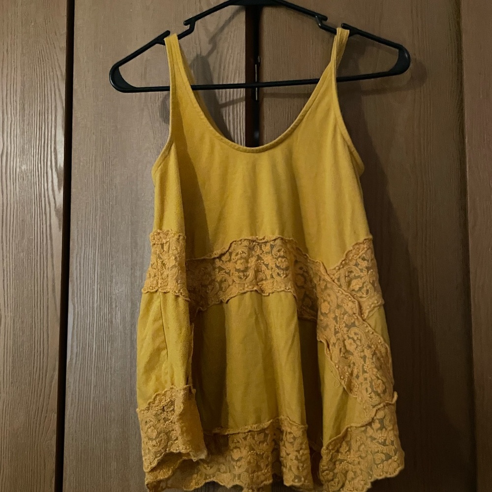 Yellow forever 21 tank
